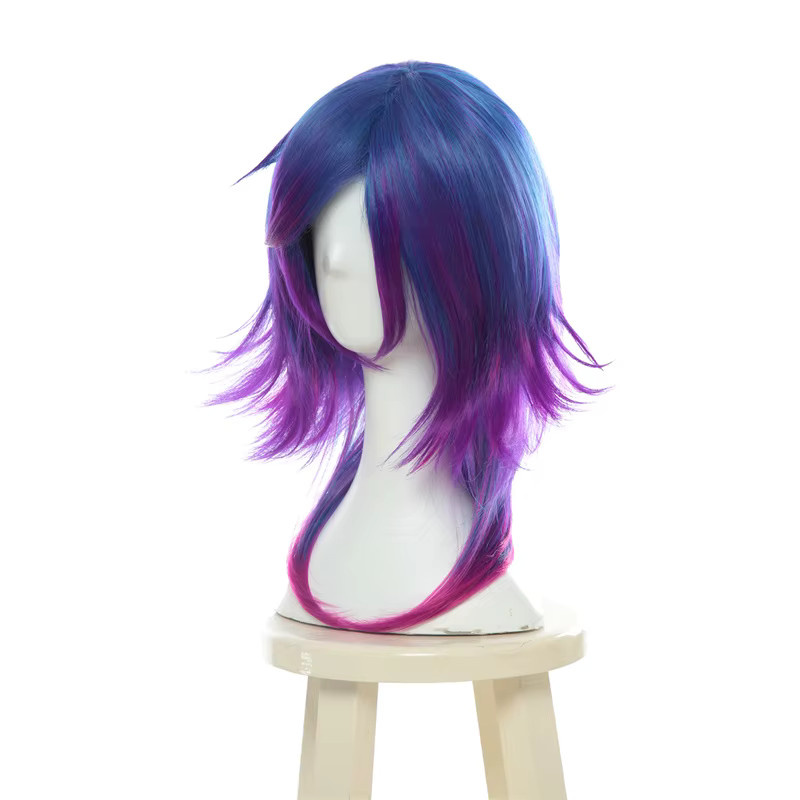 ROLECOS Neeko Cosplay Perücke, Kurz, Gerade, Synthetisch, Damen - Bild 3