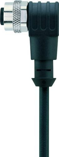 Escha Sensor-Aktor-Steckverbinder M12 Buchse gewinkelt, 4-polig, schwarz, Länge: 5,00 m - Bild 1