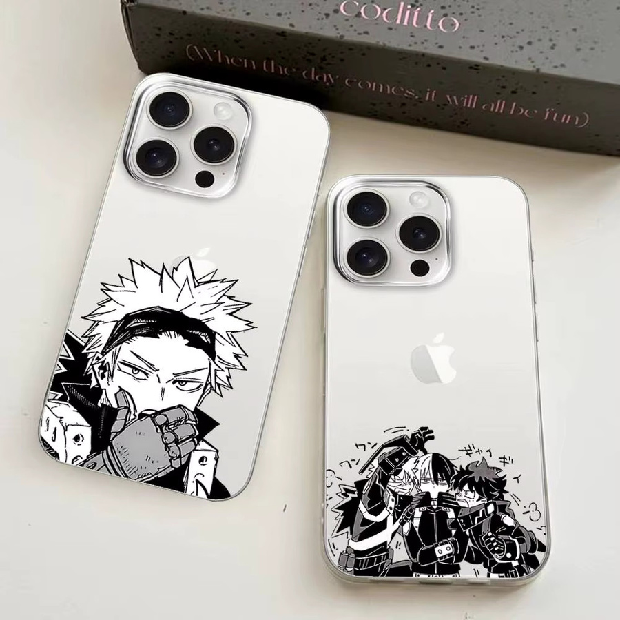 Transparente My Hero Academia Handyhülle für Apple iPhone 11 bis 17 Pro Max - Bild 2