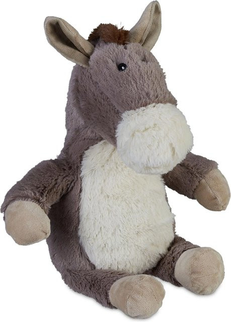 Relaxdays Türstopper Esel aus Polyester in Grau, B/T/H: 26 x 24 x 17 cm - Bild 1
