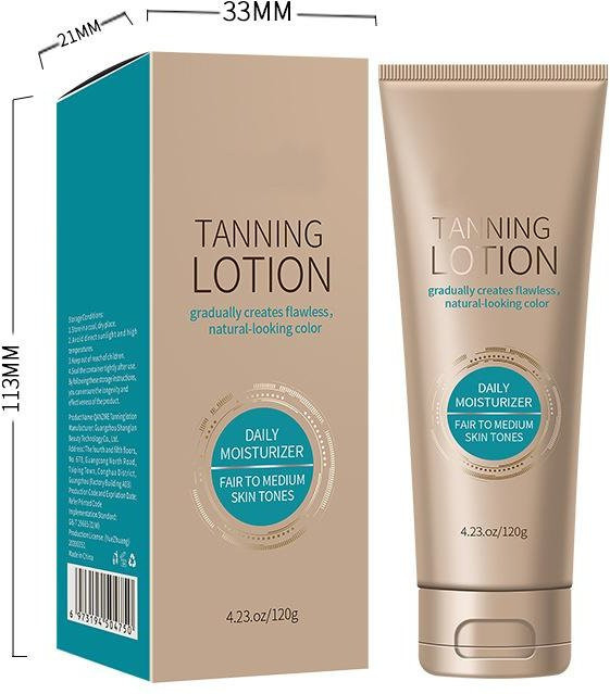HYQING Selbstbräunungslotion für Gesicht und Körper, 120 ml, Unisex - Bild 1