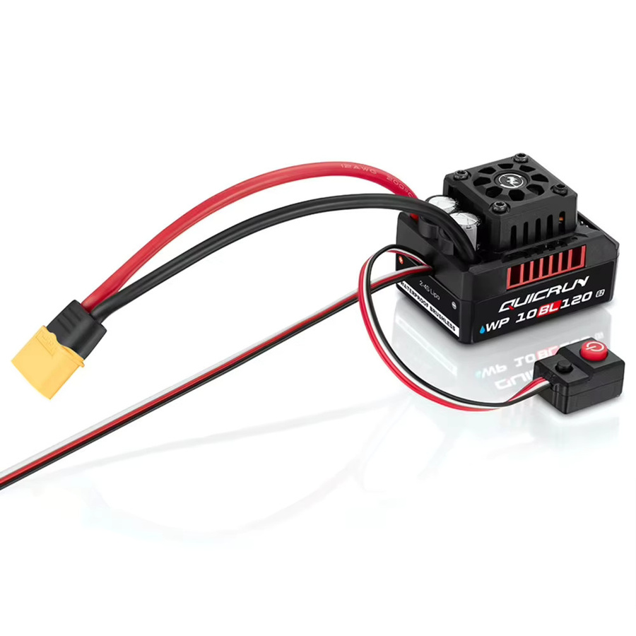 Hobbywing QUICRUN WP 10BL120 G2 ESC, Speed Controller, 120A, 2-4S Lipo, bürstenlos, sensorless - Bild 2