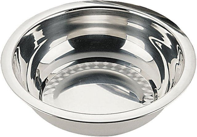 Stalgast Küchenschüssel aus Edelstahl mit Ausgießer, silber, Durchmesser: 70 cm, Höhe: 18,5 cm - Bild 1