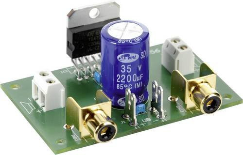 Stereo-Verstärker Bausatz 35W mit 2 Ohm und Spannungsoptionen 9 V/DC, 12 V/DC oder 18 V/DC in Multicolor - Bild 1