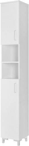 FACKELMANN Hochschrank ATLANTA in Weiss mit 2 Türen und Soft-Close-Funktion, B/T/H: 30,3 x 32,6 x 199,9 cm - Bild 1
