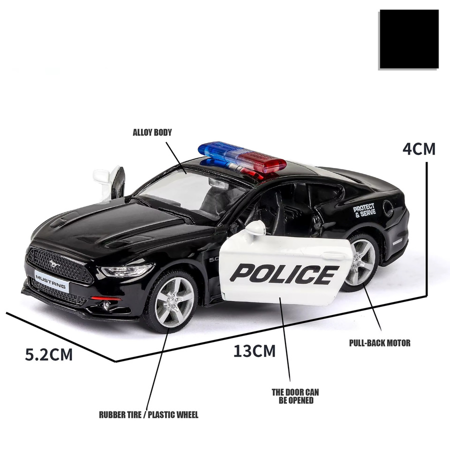 RMZ CiTY Ford Bronco Mustang GT F-150, Spielzeugautomodell, 1:36, Metall - Bild 3