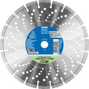 PFERD TOOLS Diamant-Trennscheibe DS für Stein und Beton, Farbe: Silber, Durchmesser: 300 mm, Breite: 2,8 mm, Bohrung: 25,4 mm - Bild 1