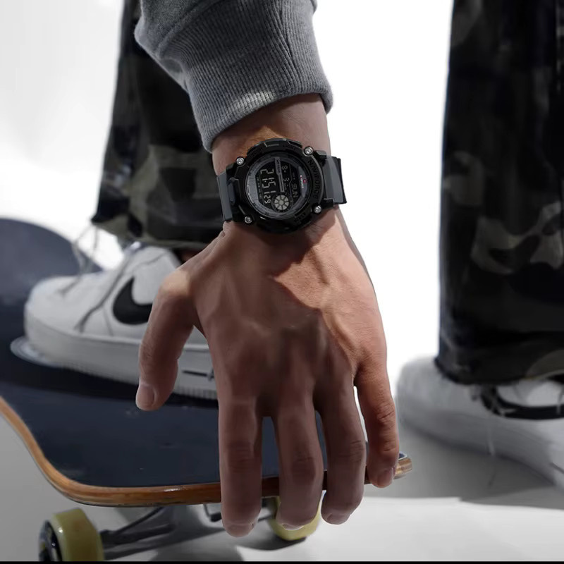 NAVIFORCE Digitaluhr, Quarz, Schwarz, Silikon, Herren - Bild 4