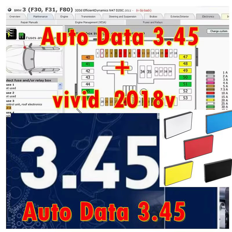Atris-Stakis Technik Auto Data 3.45 Vivid Workshop Data Auto-Reparatur-Software Version 2018.01V Mehrsprachig auf HDD - Bild 2