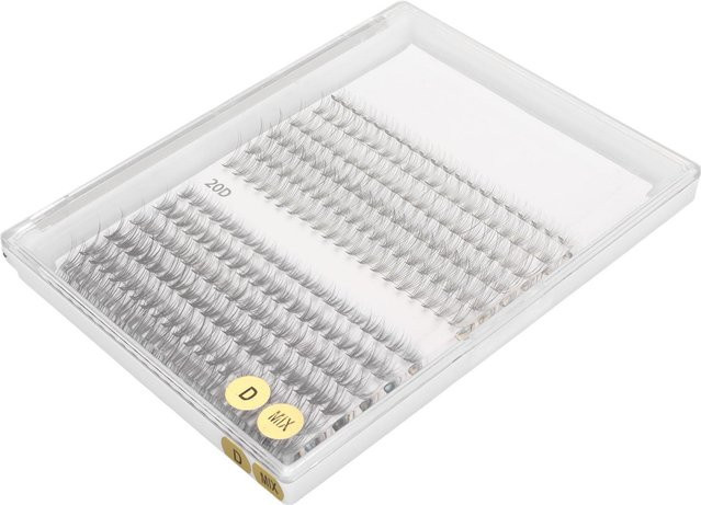 Koogeelife Falsche Wimpernverlängerungen Set, 240 Stück, White - Bild 1