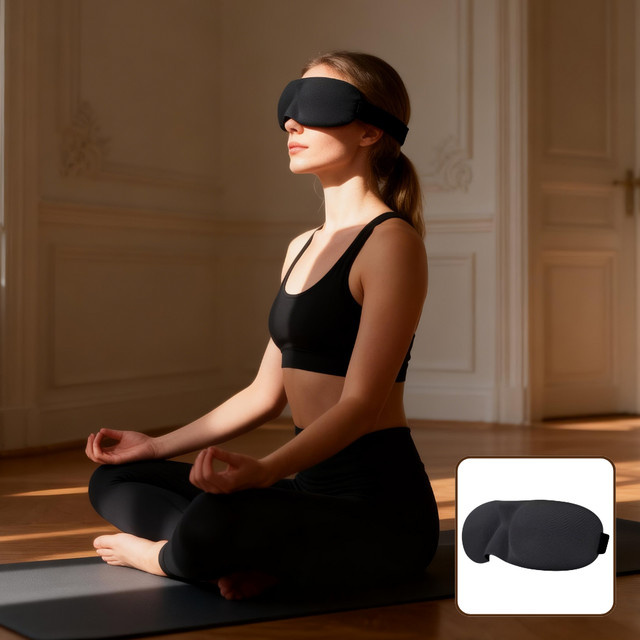Barely-There 3D-Augenmaske, Unisex - Bild 1