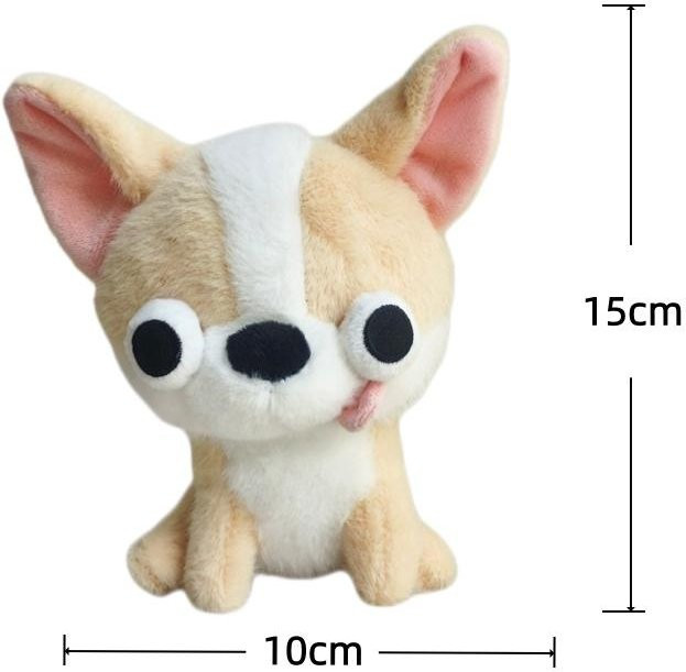 Yiran toy Chihuahua Plüschtier, Stoffpuppe, Braun - Bild 1