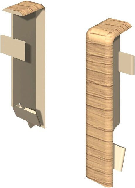 Egger Zwischenstück Kubisch Eiche Cappuccino Braun 2 Stück Höhe: 6 cm - Bild 1