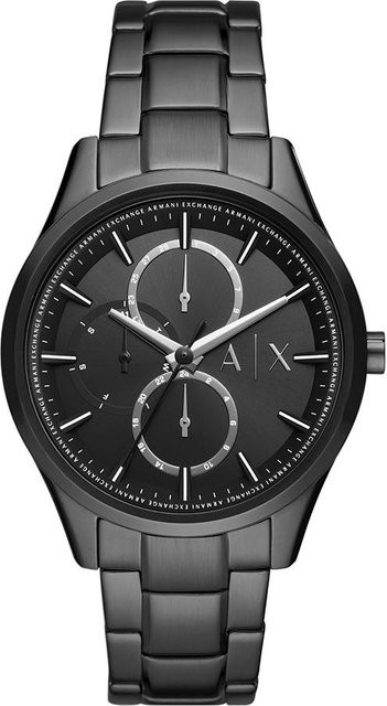 Armani Exchange Armbanduhr, Quarz, Edelstahl, Schwarz, Herren - Bild 1