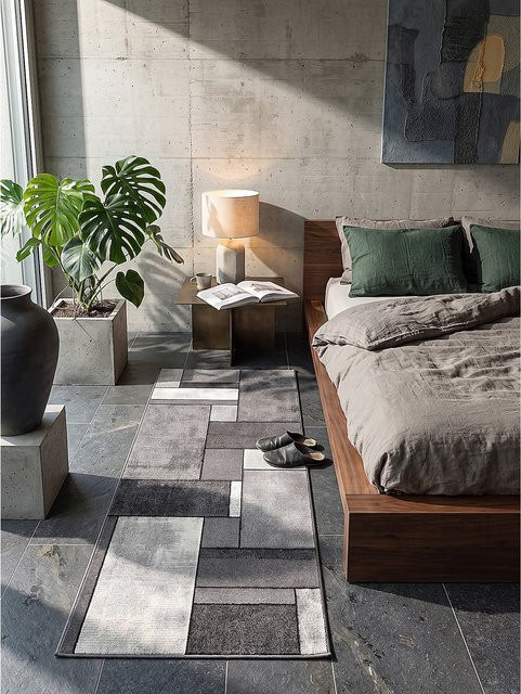 Läufer Kadima Design aus Polypropylen in Grau, B/T: 80 x 150 cm - Bild 1