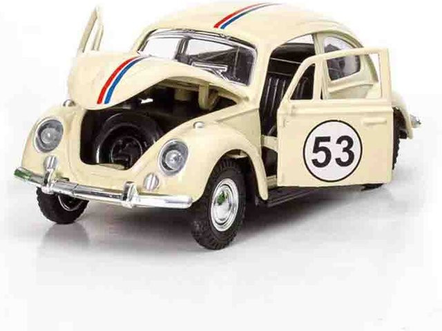 Linyi toy car Drei-Türer Graffiti Legierung Oldtimer Modell Puzzle, ab 14 Jahren - Bild 1