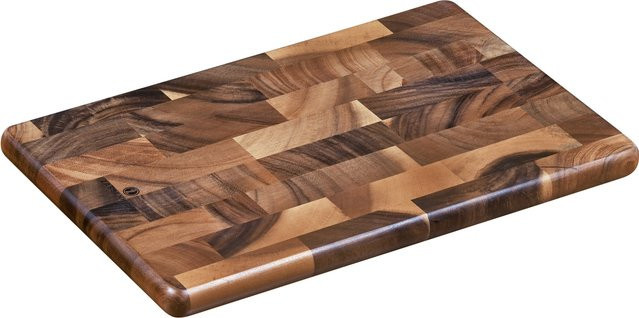 Schneidbrett Zassenhaus aus Holz in Braun, B/T/H: 35,5 x 35,5 x 2,3 cm - Bild 1