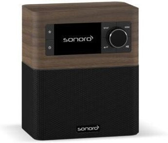 Sonoro Stream Internetradio DAB+ in Walnuss/Schwarz - Bild 1