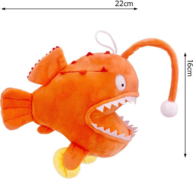 Yiran toy Seeteufel Hausschuhe Plüschtier, Meerestiere, ab 6 Jahren - Bild 1
