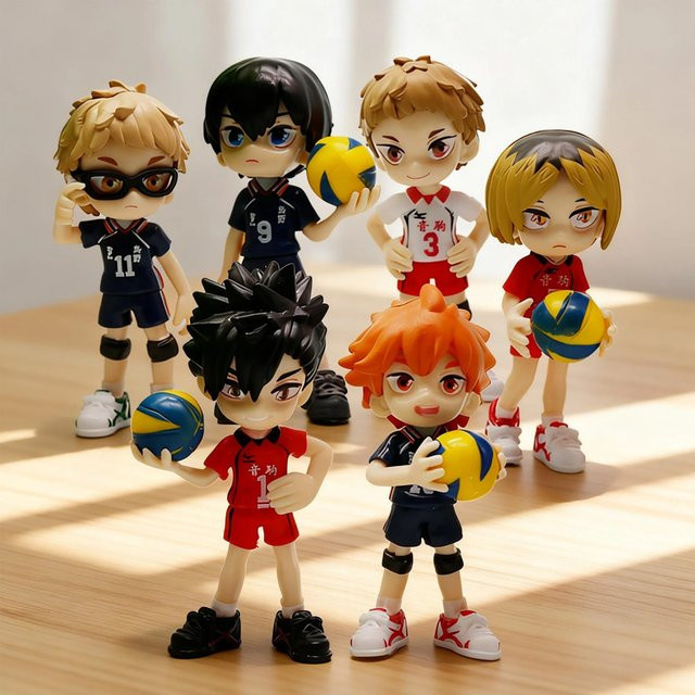 Bandai Haikyuu!! Hinata Shōyō & Kageyama Tobio Chibi Anime-Figuren, 6-8-teilige Sammlung - Bild 1
