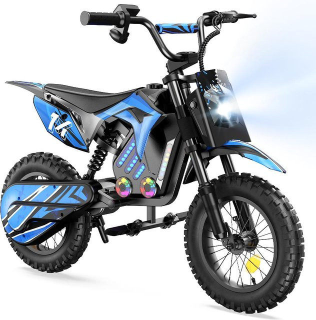 Sky Ride Kinder-Elektromotorrad, Blau - Bild 1