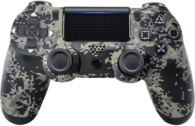 QuillQuest Ladekabel USB-C für PlayStation 4 und PC in Camouflage Black - Bild 1