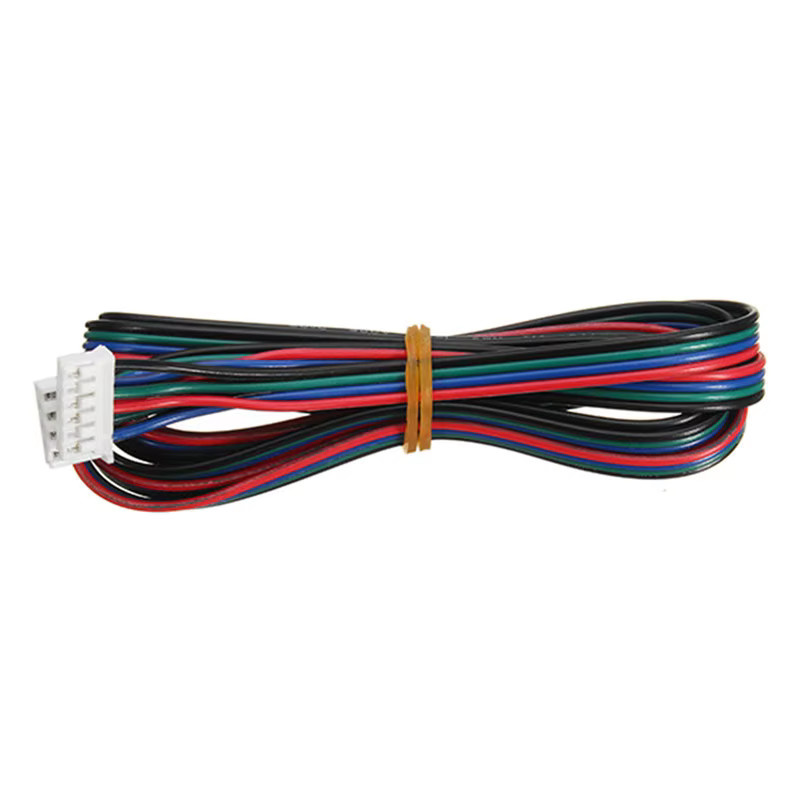 4er-Set XH2.54 NEMA 17 Schrittmotorkabel für 3D-Drucker und 42 Schrittmotoren, 4-polig bis 6-polig, AWG26 DuPont-Kabel, mehrfarbig, Längen: 100 cm, 200 cm und 300 cm - Bild 2