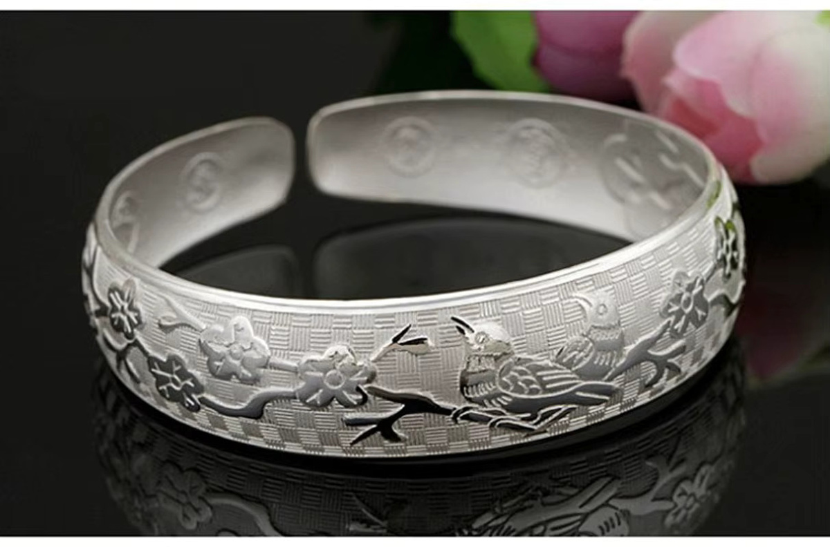 SAY Armband, 925 Silber, Unisex, Vintage - Bild 4