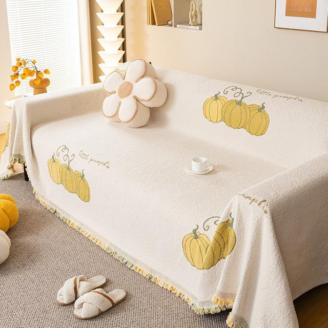 Schneeflocken Samt Sofabezug aus Flanell und Polyester, einteilige Sofadecke als Kratzschutz, B/B: 180 x 130 cm - Bild 1