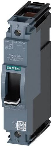 Siemens 3VA1116-3ED16-0AA0 Leistungsschalter in Grau mit einem Einstellbereich von 160 A und einer maximalen Schaltspannung von 415 V/AC - Bild 1