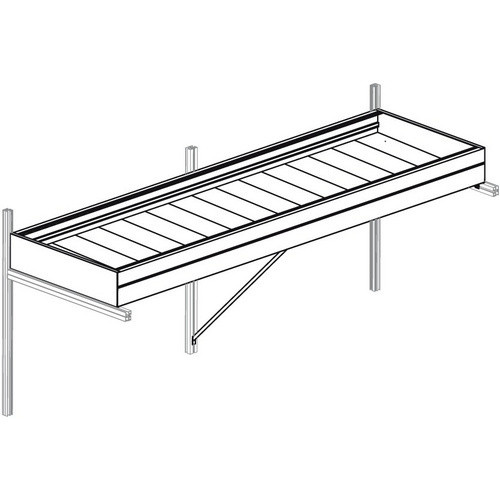 KGT Pflanzwanne Linea II in Weiss - Bild 1