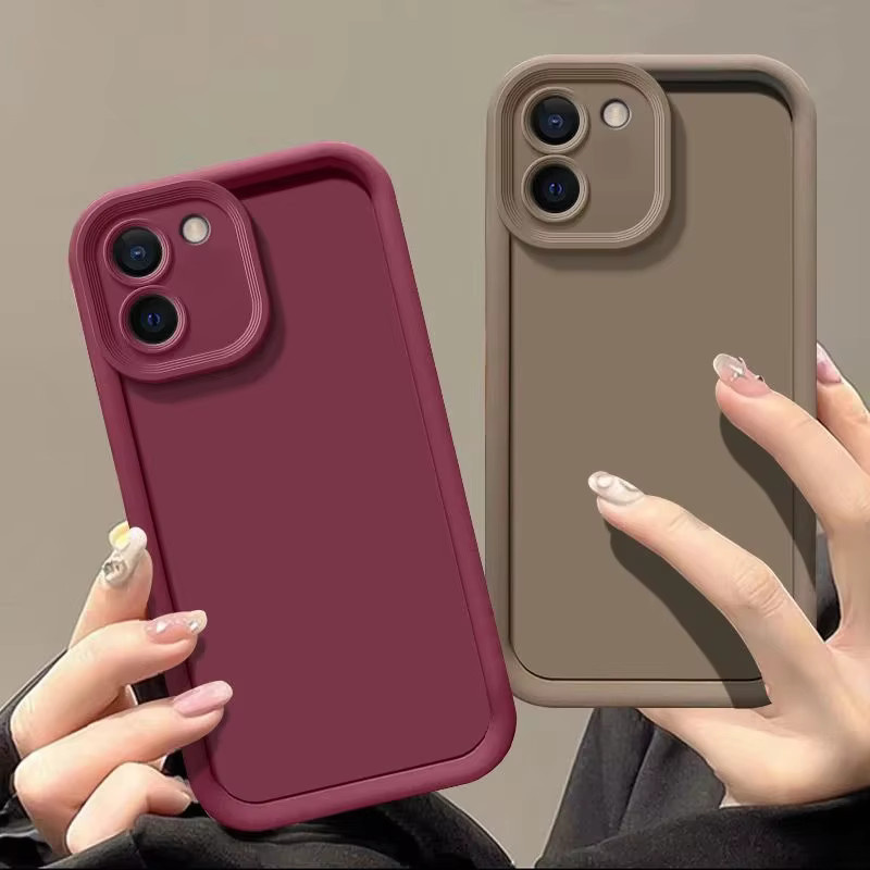 Schutzhülle für Samsung Galaxy A03 (SM-A035F, SM-A035M) in Rot, Matte Anti-Drop Weiche Schutzhülle im Komplettset - Bild 1