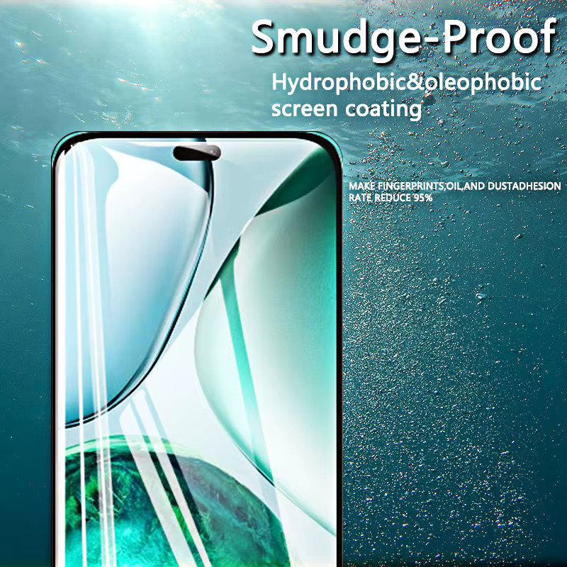 Displayschutzfolie aus gehärtetem Glas für Honor X8c, X8 und 8c, 9H kratzfest und kristallklar, transparent - Bild 2