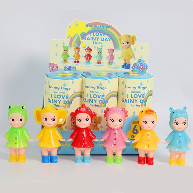 Bandai Angel Rainy Day Serie Blind Box, Anime Mini-Actionfiguren - Bild 1