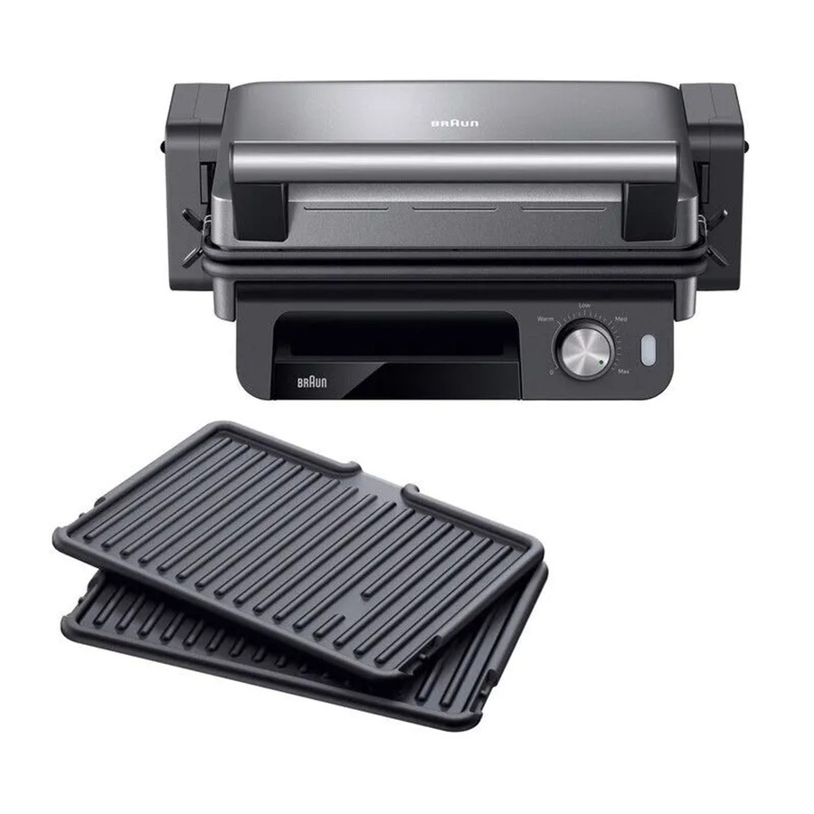Braun Multigrill 5 CG 5033IGY Kontaktgrill in Grau - Bild 2