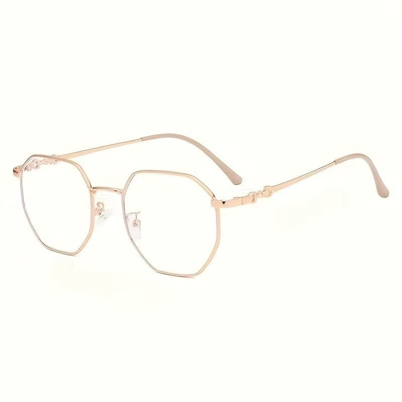 ERIKOLE Korrektionsbrille, rund, Metall, Vollrand, gold - Bild 2