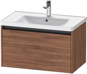 Duravit Waschtischunterschrank Ketho.2 in Nussbaum Natur, wandhängend, B/T/H: 78,4 x 45,5 x 44,0 cm - Bild 1