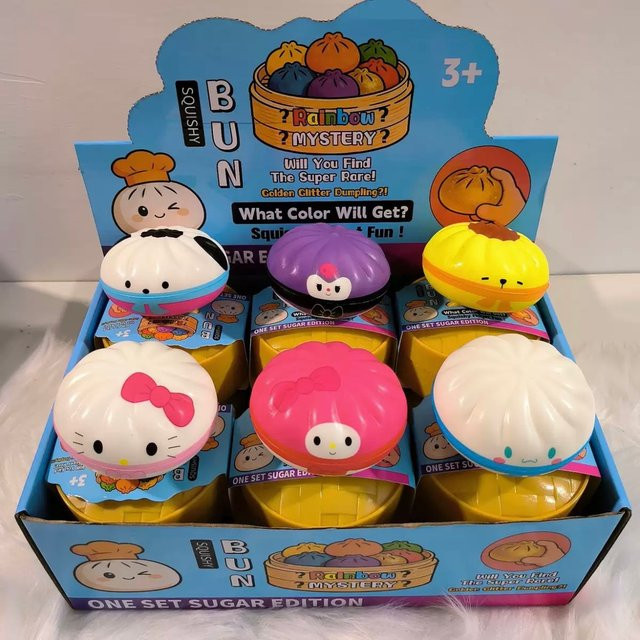Sanrio Käfigbunzen, Anti-Stress-Sensorikspielzeuge, multicolour, 5-teiliges Set - Bild 1