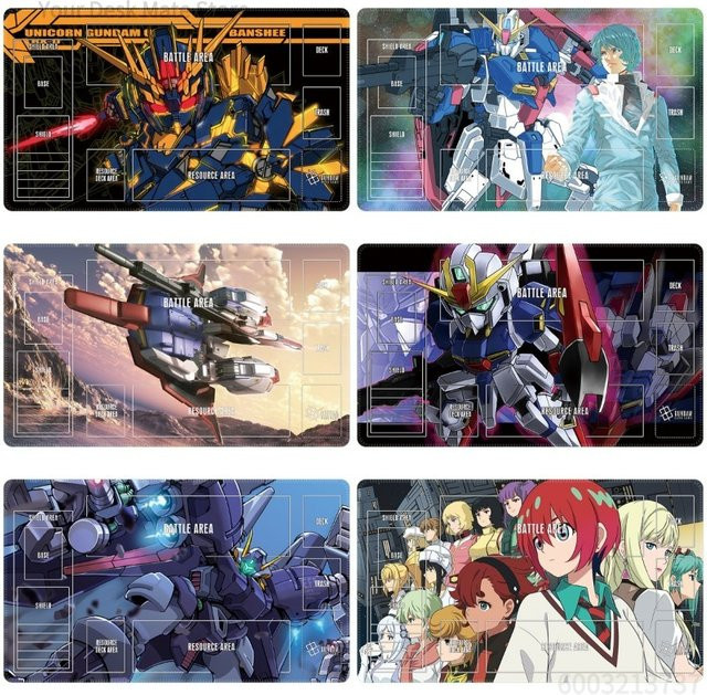 Bandai Gundam Kampfkartenmatte, Gummi-Set, Bunt / Mehrfarbig - Bild 1