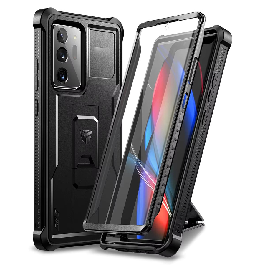 Robuste Militär-Schutzhülle mit integriertem Displayschutz für dein Samsung Galaxy Note 20 Ultra in Pink - Bild 6