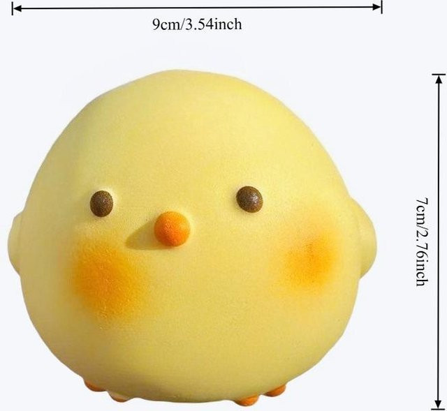 BC Pet Supplies Küken Fidgets, Knetspielzeug, Gelb, ab 14 Jahren - Bild 1