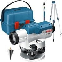 Bosch Professional Optisches Nivelliergerät GOL 32 G mit Baustativ in Blau - Bild 1