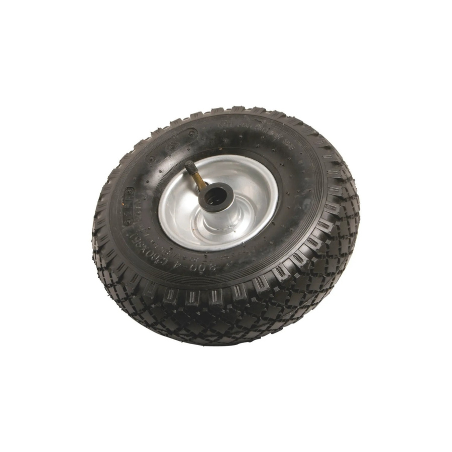 OBI Luftrad mit Metallfelge und Blockprofil in Silber-Schwarz, Durchmesser: 260 mm, Tragkraft: 200 kg - Bild 2
