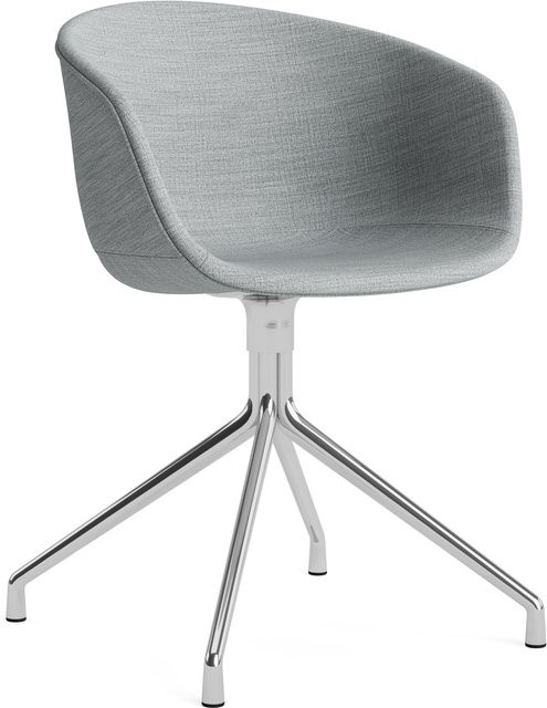 HAY About A Chair AAC 21 Drehstuhl mit Stoffbezug aus Schurwolle und Aluminiumguss - Bild 1