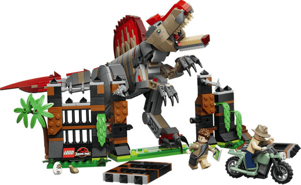 LEGO Jurassic World Flucht des Spinosaurus Konstruktionsspielzeug ab 9 Jahren