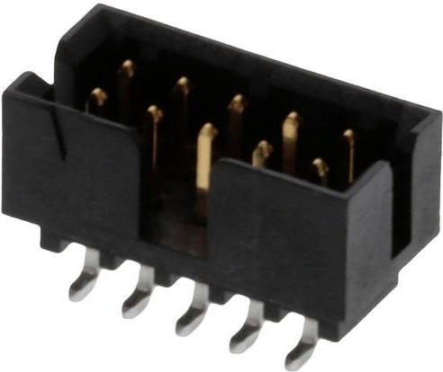 Molex Stiftleiste 878321014 in Schwarz mit 10 Polen und 2 Reihen bei einem Rastermaß von 2,00 mm - Bild 1