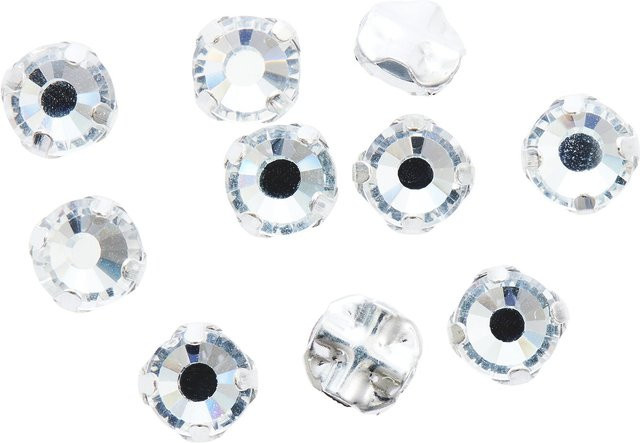 Rico Design Aufnähsteine Crystal im Kessel, transparent, 6 mm - Bild 1