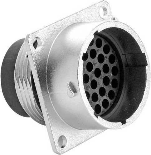 Amphenol RT0018-32PNH Rundstecker Stecker gerade Serie RT360™ in Silber - Bild 1