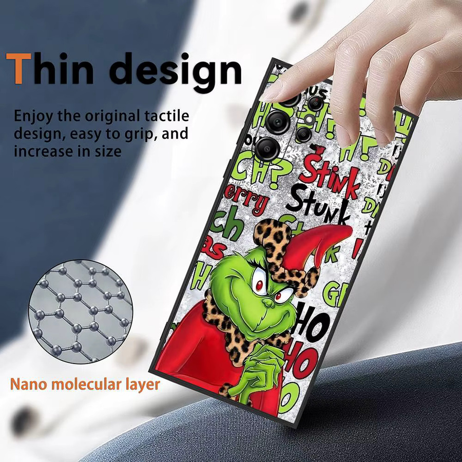 Weihnachten Handyhülle Frosted Soft Cover für Samsung Galaxy S25 S24 S23 S22 S21 S20 Ultra Plus Multicolor - Bild 2