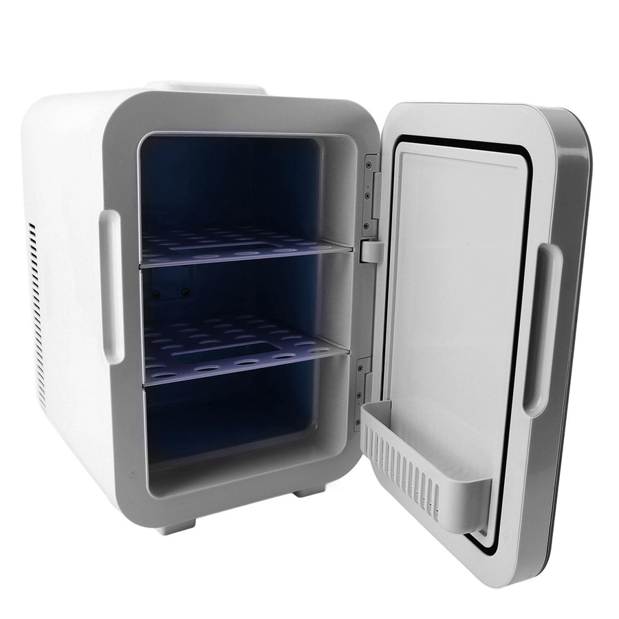 Aimo Mini-Wohnheim-Autokühlschrank mit Heizfunktion, 10 l, Weiß, US-Stecker L - Bild 2
